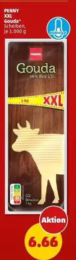 PENNY XXL Gouda Scheiben, je 1.000 g Angebot