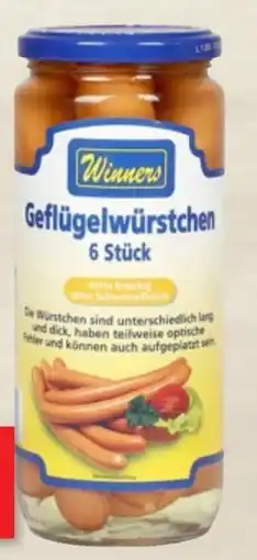 Thomas Philipps Winners Geflügelwürstchen Angebot