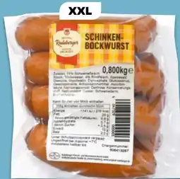 NETTO Radeberger Fleischwaren Schinkenbockwurst XXL Angebot