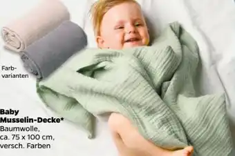 NETTO Musselin-Baby-Decke Angebot