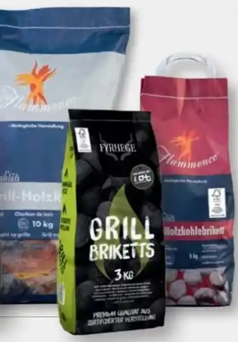 B1 Discount Baumarkt Flammenco Grill-Holzkohlebriketts Angebot