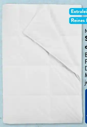 Aldi Süd Novitesse Sommerdaunendecke Angebot