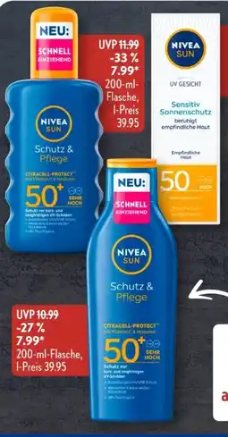 Aldi Süd Nivea Sun Sonnenschutz & Pflege Angebot