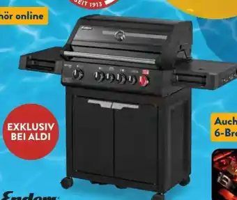 Aldi Süd Enders Gasgrill Boston Black Pro 4 SIKR Turbo Angebot