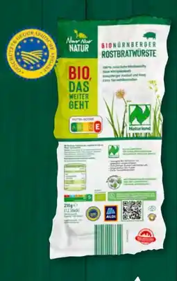 Aldi Süd Nur Natur Bio-Nürnberger Rostbratwürste Angebot