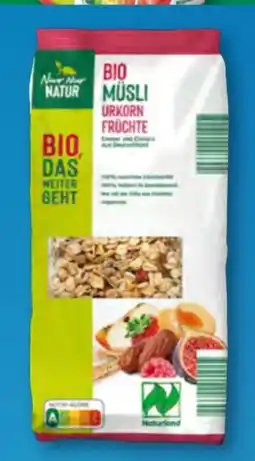 Aldi Süd Nur Natur Bio-Müsli Urkorn Früchte Angebot