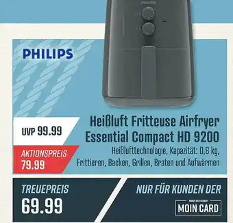 Famila Nord West Philips Heißluft Fritteuse Airfryer Essential Compact Hd 9200 Angebot