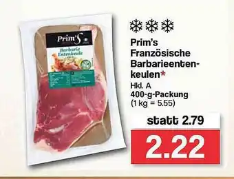 Famila Nord West Prim's Französische Barbarieentenkeulen Angebot