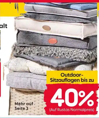 Rusta 40% rabatt Angebot