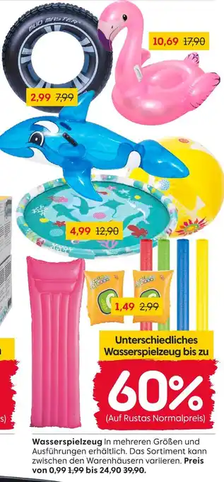 Rusta Wasserspielzeug Angebot