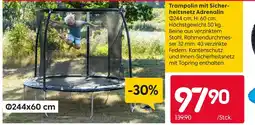 Rusta Adrenalin trampolin mit sicherheitsnetz Angebot