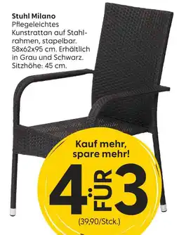 Rusta Stuhl milano Angebot