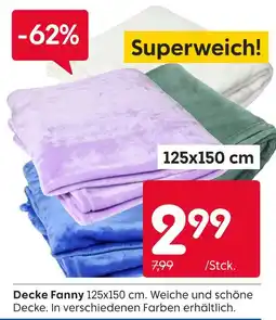 Rusta Decke fanny Angebot