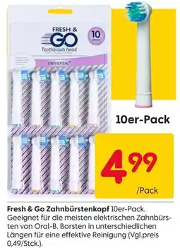 Rusta Fresh & go zahnbürstenkopf Angebot