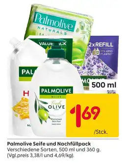 Rusta Palmolive seife und nachfüllpack Angebot