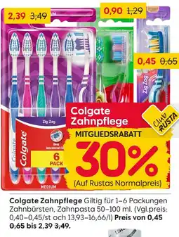 Rusta Colgate zahnpflege Angebot
