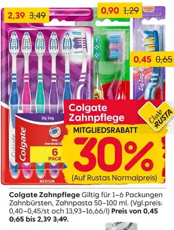 Rusta Colgate zahnpflege Angebot
