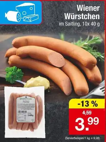 Zimmermann Rümlinger wiener würstchen Angebot