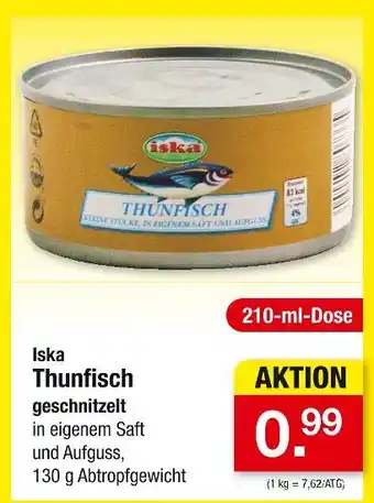 Zimmermann Iska thunfisch geschnitzelt Angebot