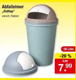 Zimmermann Abfalleimer rolltop Angebot