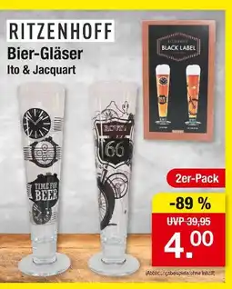 Zimmermann Ritzenhoff bier-gläser ito & jacquart Angebot