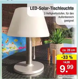 Zimmermann Led-solar-tischleuchte Angebot