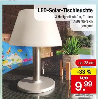 Zimmermann Led-solar-tischleuchte Angebot
