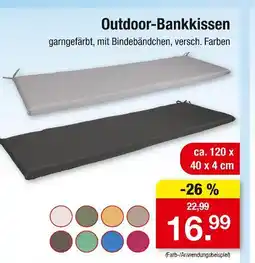 Zimmermann Outdoor-bankkissen Angebot