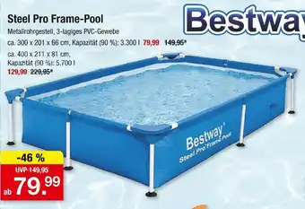 Zimmermann Bestway steel pro frame-pool Angebot