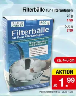 Zimmermann Pool dreyer filterbälle für filteranlagen Angebot