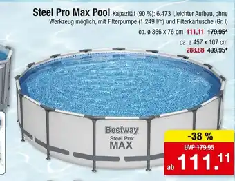 Zimmermann Bestway steel pro max pool Angebot