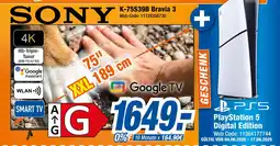 Expert Sony k-75s39b bravia 3 Angebot