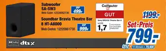 Expert Subwoofer sa-sw3 und soundbar bravia theatre bar 8 ht-a8000 Angebot