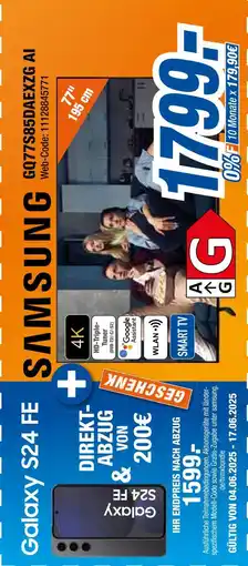 Expert Samsung gq77s85daexzg ai Angebot