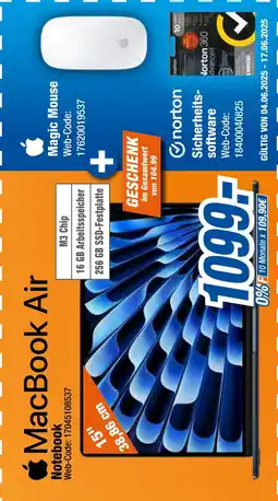 Expert Apple macbook air notebook Angebot