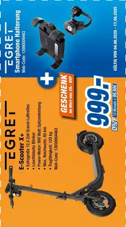 Expert Egret e-scooter x+ Angebot