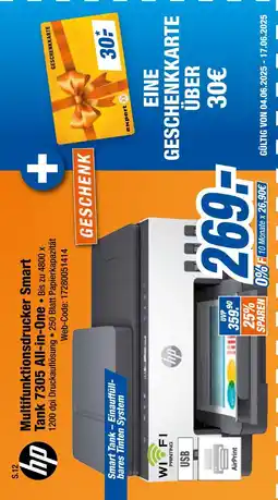 Expert Hp multifunktionsdrucker smart tank 7305 all-in-one Angebot