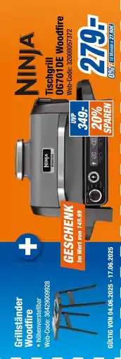 Expert Ninja tischgrill og701de woodfire Angebot