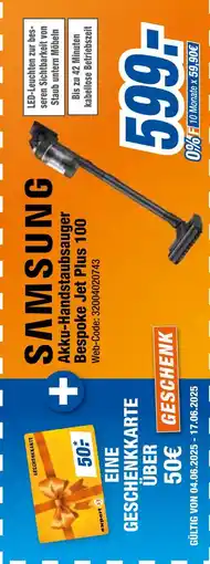 Expert Samsung akku-handstaubsauger bespoke jet plus 100 Angebot
