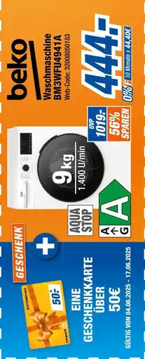 Expert Beko waschmaschine Angebot