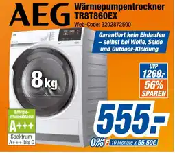 Expert Aeg wärmepumpentrockner tr8t860ex Angebot
