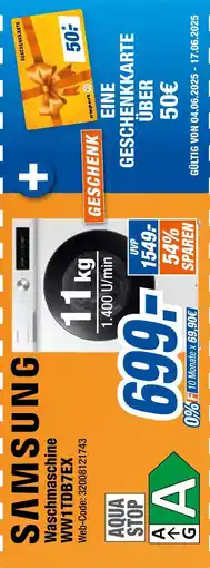 Expert Samsung waschmaschine ww11tdb7ex Angebot