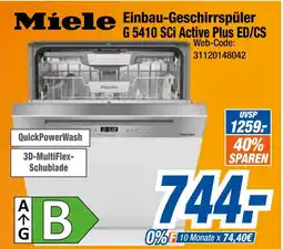 Expert Miele einbau-geschirrspüler g 5410 sci active plus ed/cs Angebot