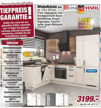 Poco Vestel winkelküche Angebot