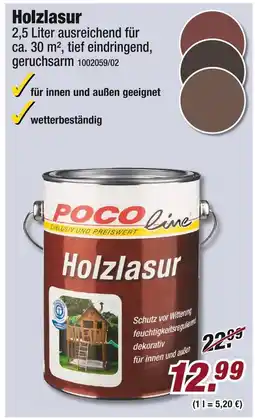 Poco Poco holzlasur Angebot