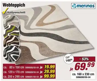 Poco Merinos webteppich Angebot