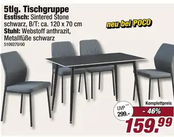 Poco 5tlg. tischgruppe Angebot
