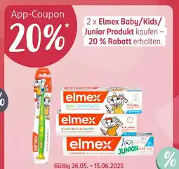 Rossmann Elmex 20% app-coupon Angebot