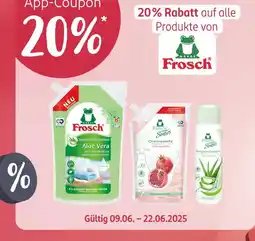 Rossmann Frosch 20% app-coupon Angebot