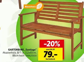 SCONTO Gartenbank „santiago“ Angebot